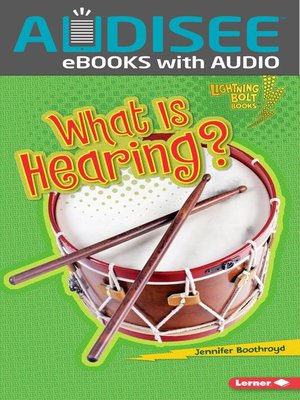 cover image of What Is Hearing?